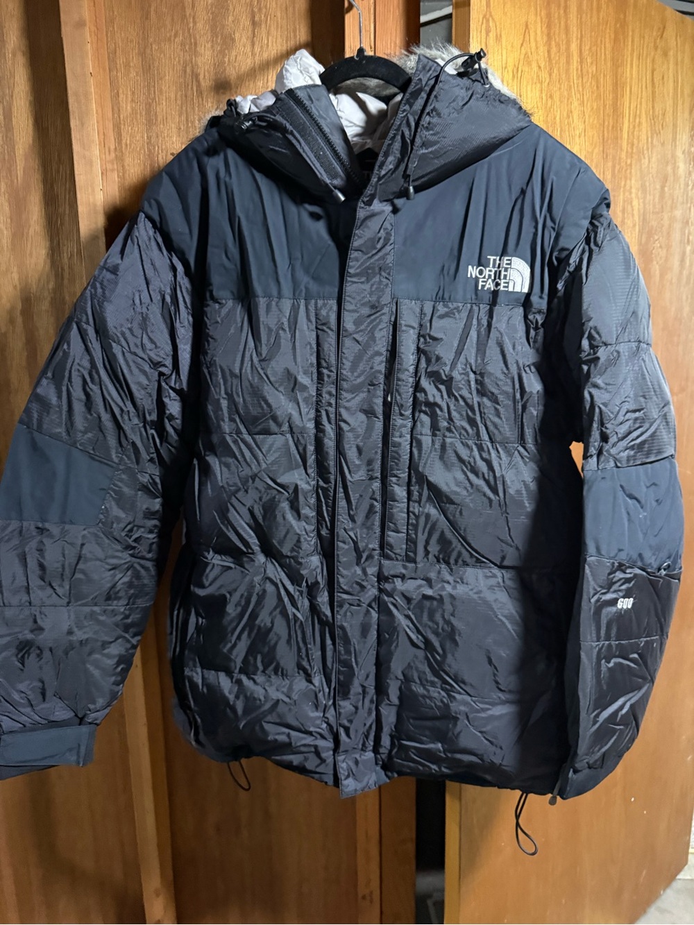 The North Face Navy & Dark Gray Insulated Hooded Jacket